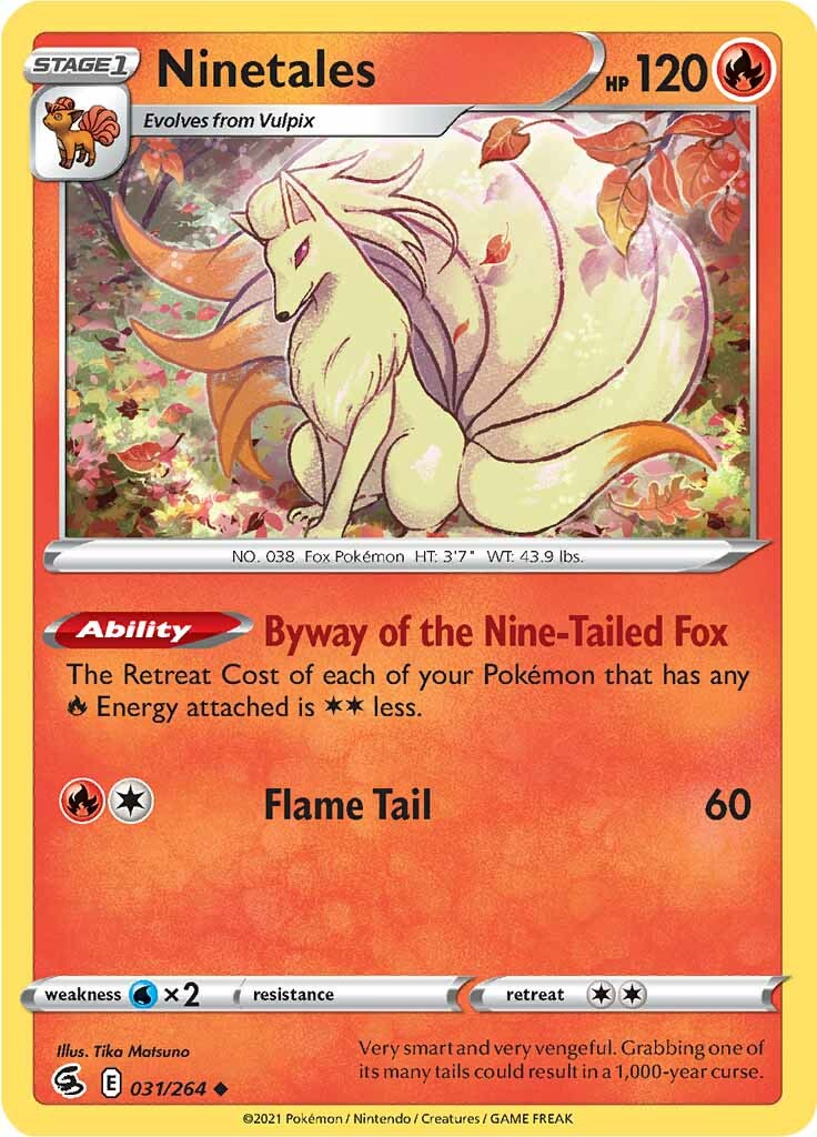 Ninetales (031/264) [Sword & Shield: Fusion Strike] | Gear Gaming Bentonville