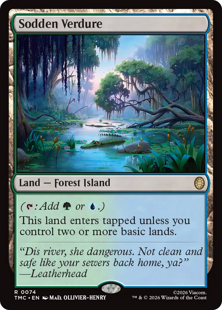 Sodden Verdure [Teenage Mutant Ninja Turtles Commander] | Gear Gaming Bentonville