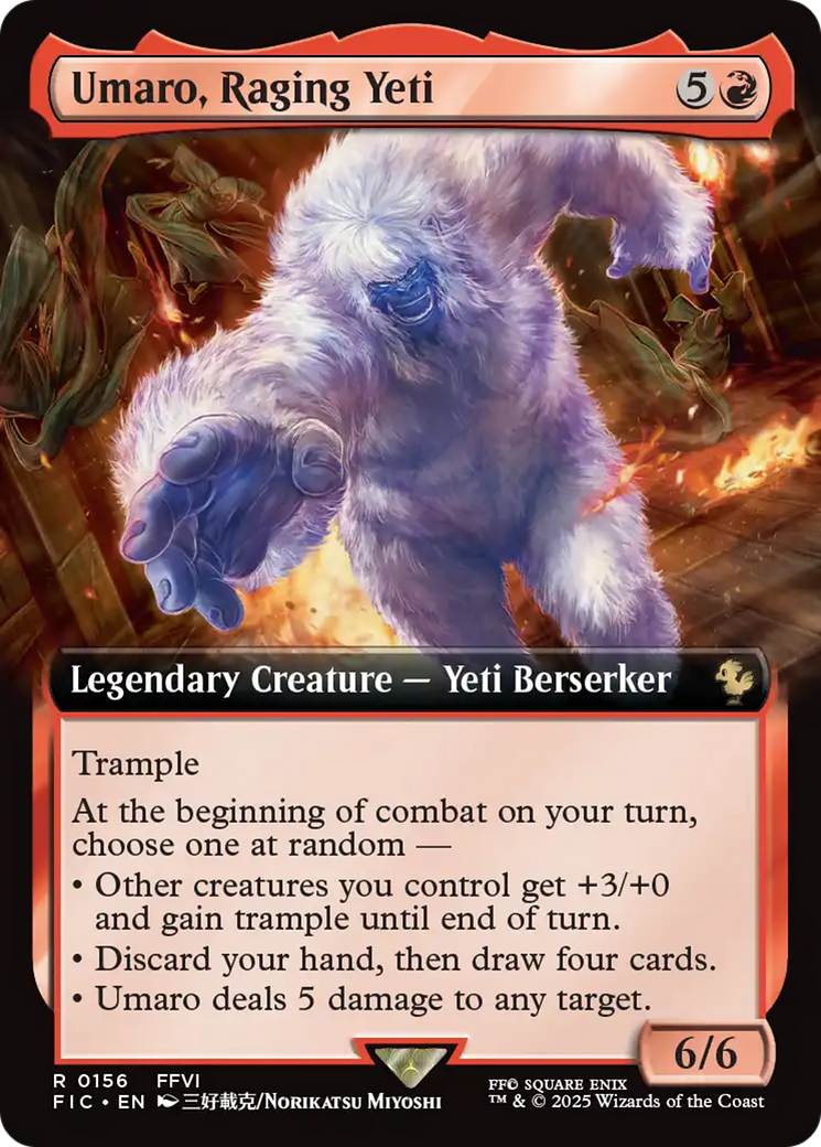 Umaro, Raging Yeti (Extended Art) [FINAL FANTASY Commander] | Gear Gaming Bentonville