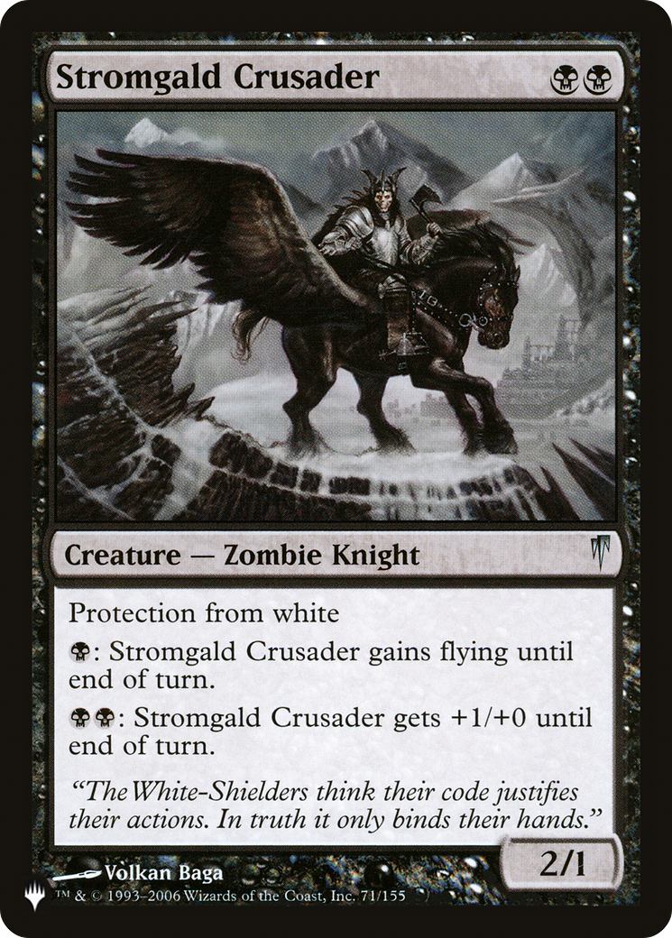 Stromgald Crusader [The List Reprints] | Gear Gaming Bentonville