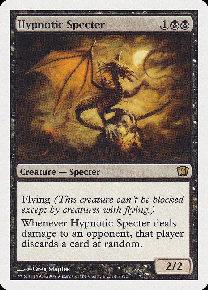 Hypnotic Specter (9th Edition) (Oversized) [Oversize Cards] | Gear Gaming Bentonville