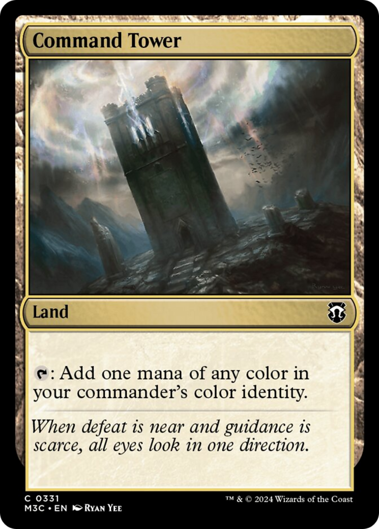 Command Tower (Ripple Foil) [Modern Horizons 3 Commander] | Gear Gaming Bentonville