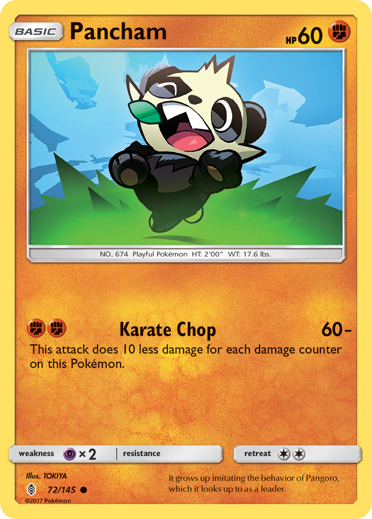 Pancham (72/145) [Sun & Moon: Guardians Rising] | Gear Gaming Bentonville