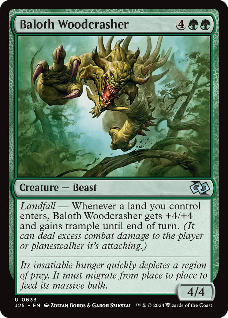 Baloth Woodcrasher [Foundations Jumpstart] | Gear Gaming Bentonville