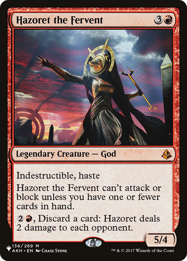 Hazoret the Fervent [The List Reprints] | Gear Gaming Bentonville