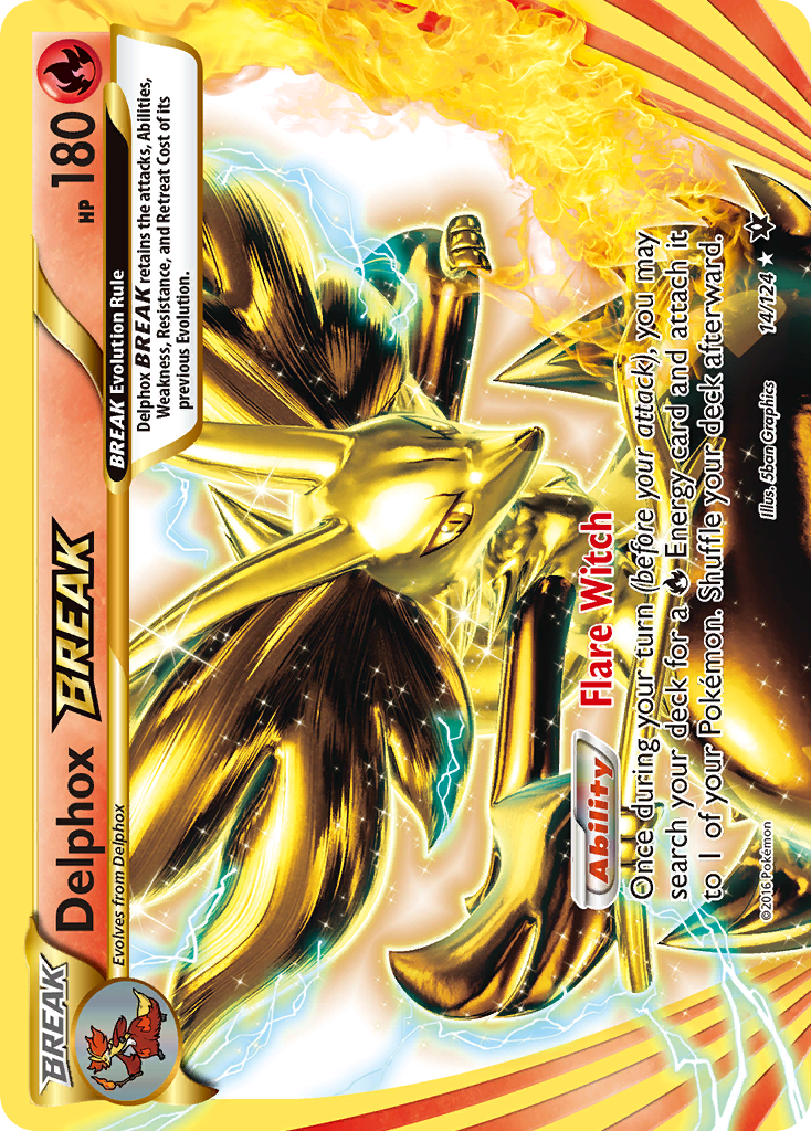 Delphox BREAK (14/124) [XY: Fates Collide] | Gear Gaming Bentonville