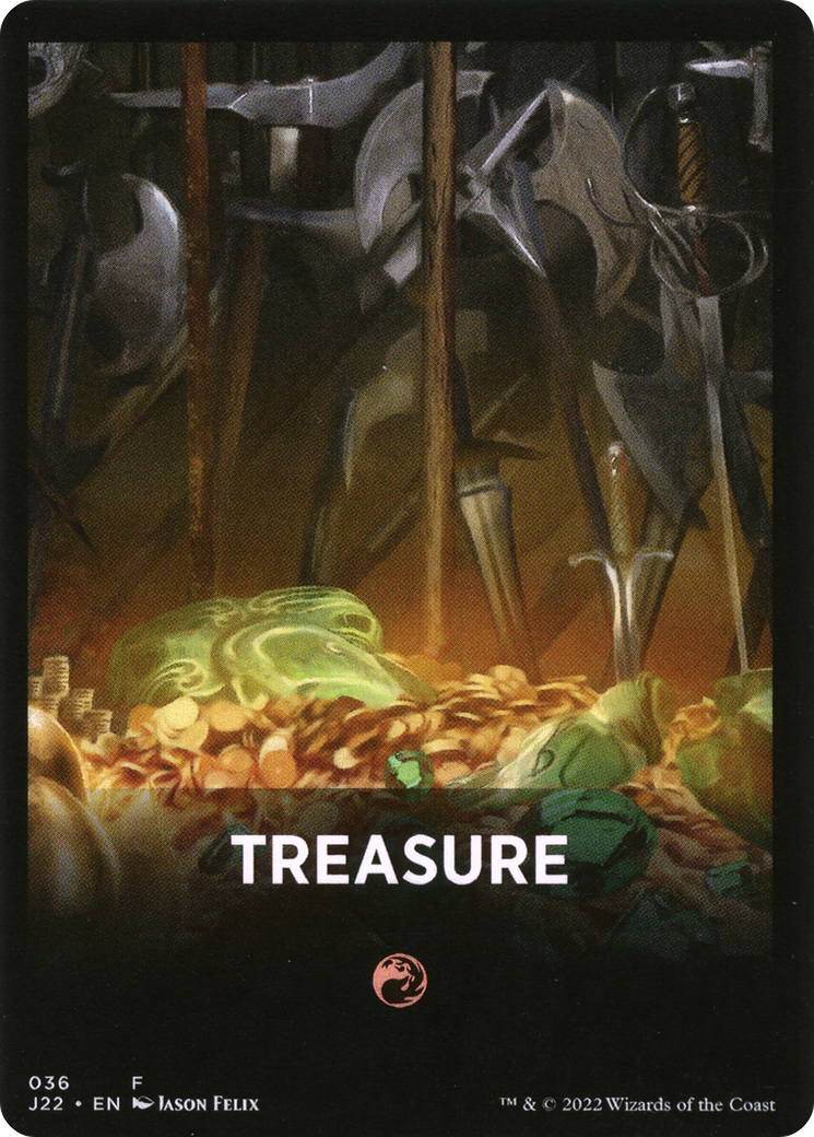 Treasure Theme Card [Jumpstart 2022 Front Cards] | Gear Gaming Bentonville