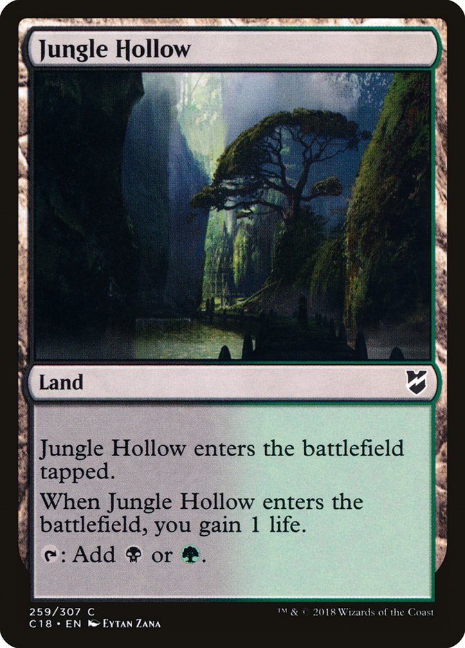 Jungle Hollow [Commander 2018] | Gear Gaming Bentonville