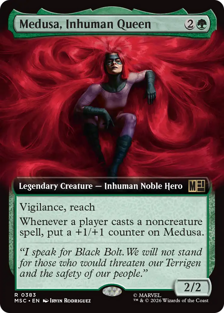 Medusa, Inhuman Queen (Extended Art) [Marvel Super Heroes Commander] | Gear Gaming Bentonville