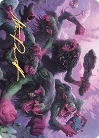 Hagi Mob Art Card (Gold-Stamped Signature) [Kaldheim Art Series] | Gear Gaming Bentonville