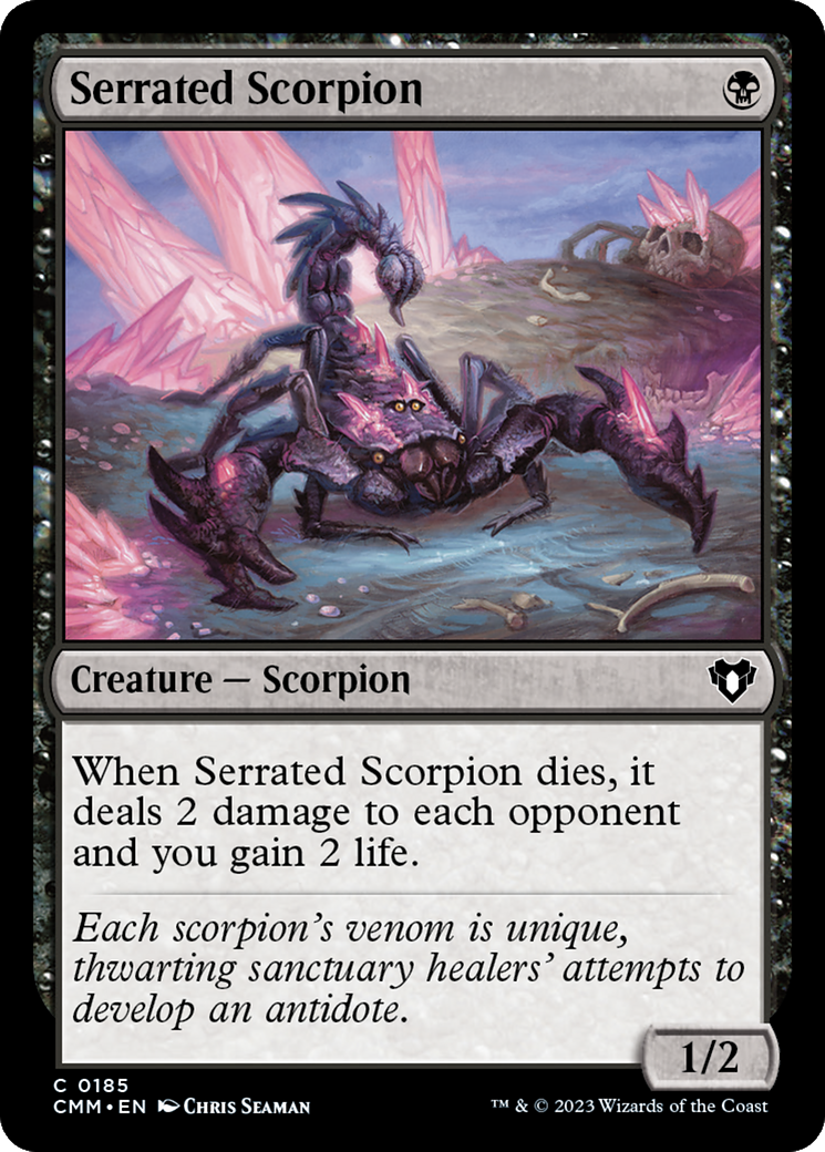 Serrated Scorpion [Commander Masters] | Gear Gaming Bentonville