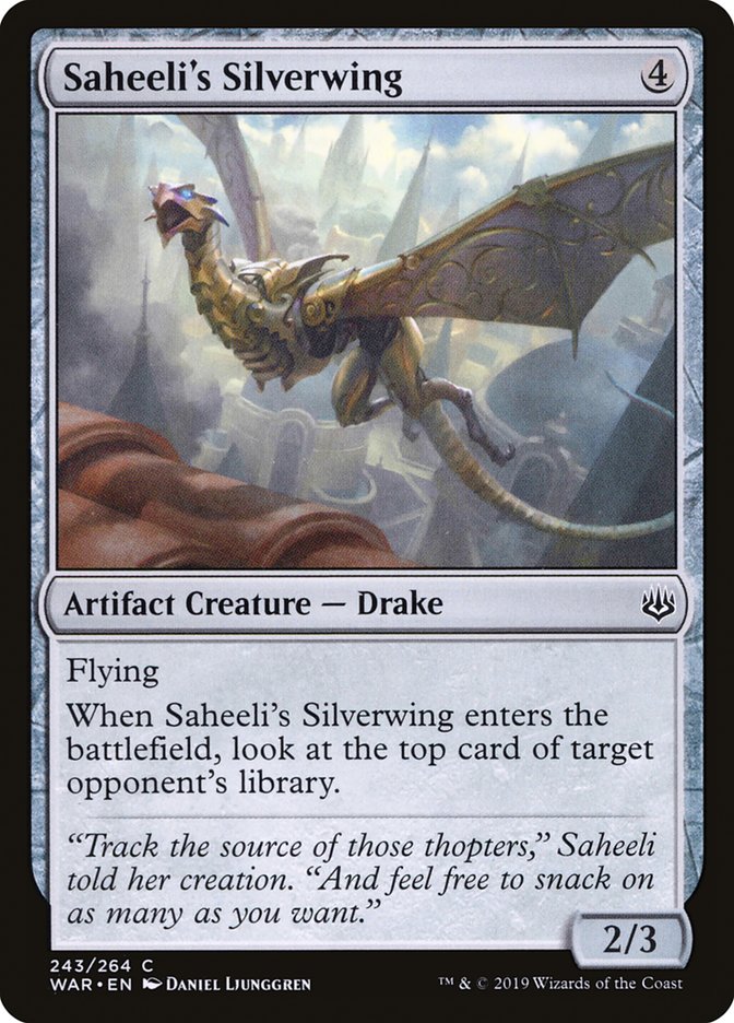 Saheeli's Silverwing [War of the Spark] | Gear Gaming Bentonville