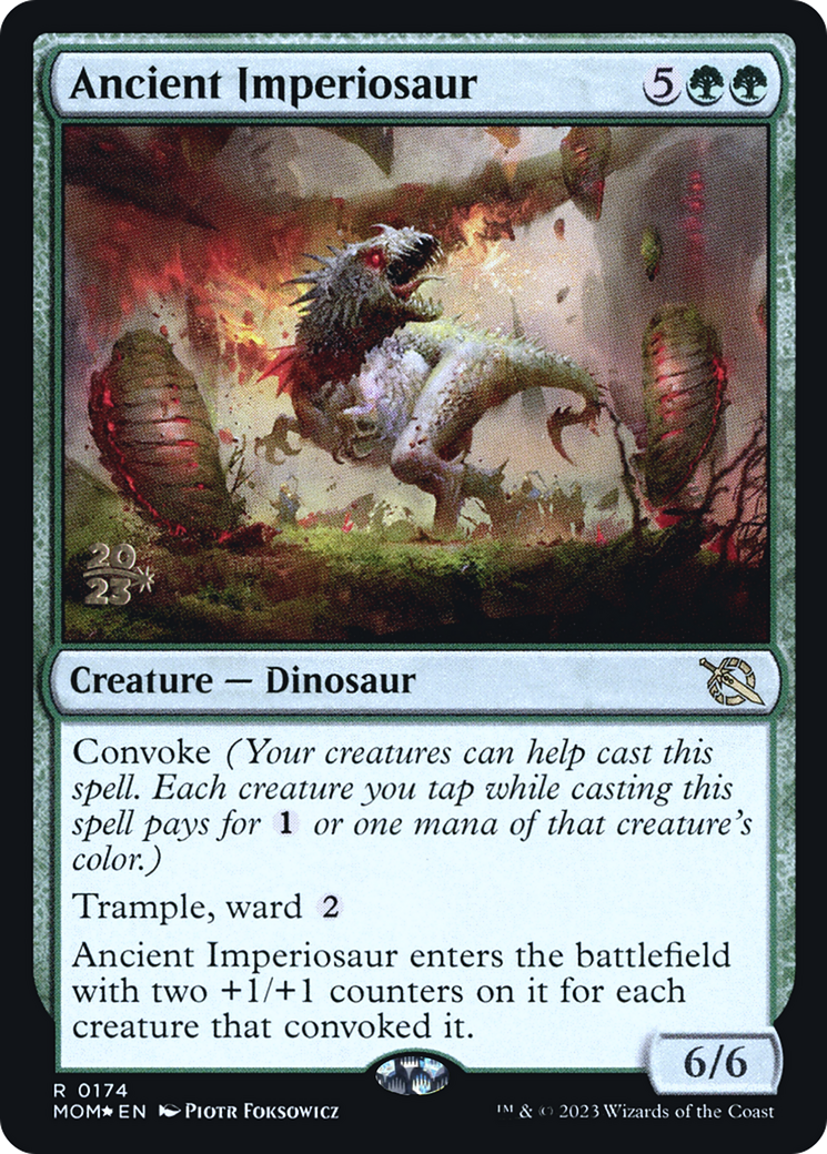 Ancient Imperiosaur [March of the Machine Prerelease Promos] | Gear Gaming Bentonville