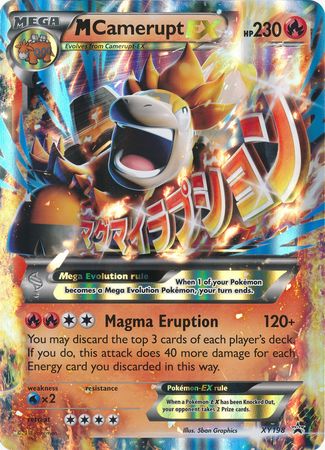 M Camerupt EX (XY198) (Jumbo Card) [XY: Black Star Promos] | Gear Gaming Bentonville