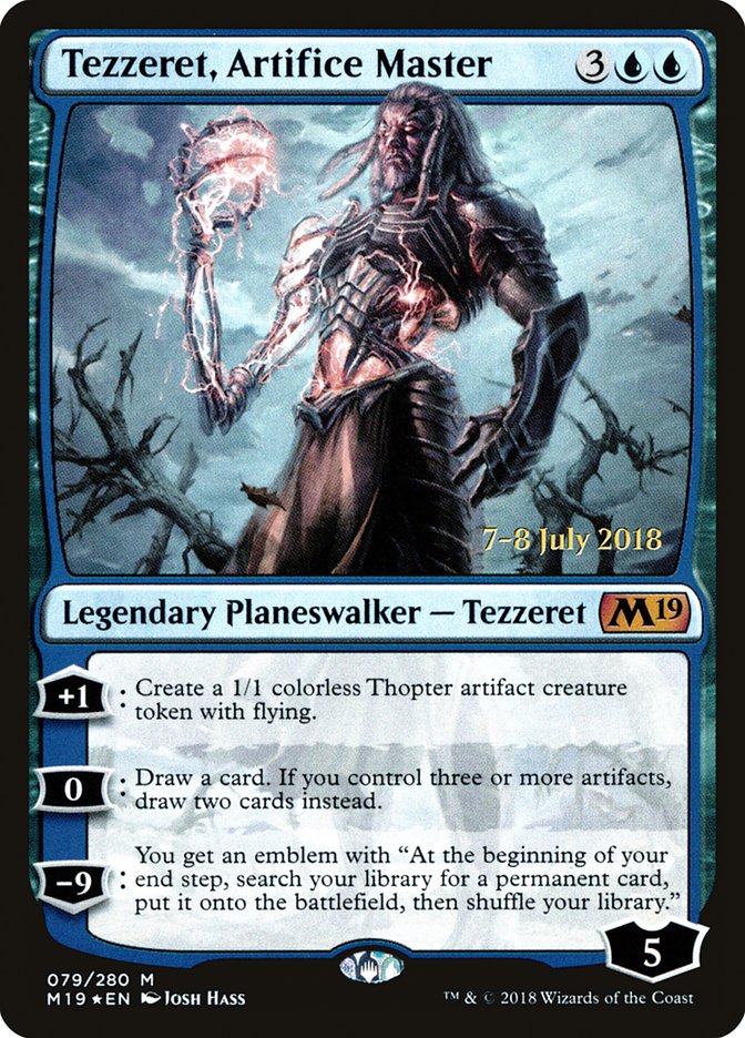 Tezzeret, Artifice Master [Core Set 2019 Prerelease Promos] | Gear Gaming Bentonville