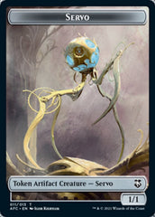 Servo // Treasure Double-Sided Token [Dungeons & Dragons: Adventures in the Forgotten Realms Commander Tokens] | Gear Gaming Bentonville