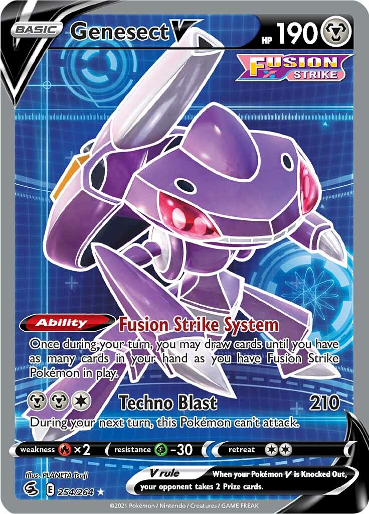 Genesect V (254/264) [Sword & Shield: Fusion Strike] | Gear Gaming Bentonville