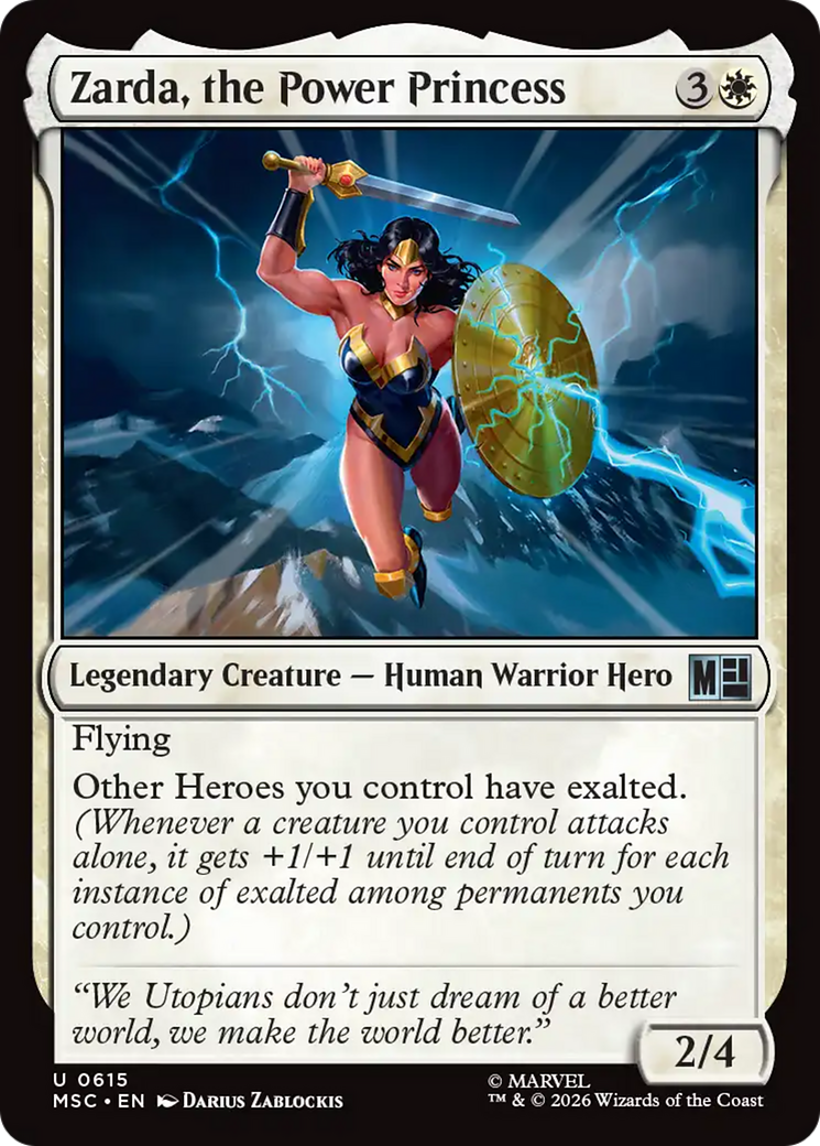 Zarda, the Power Princess [Marvel Super Heroes Commander] | Gear Gaming Bentonville