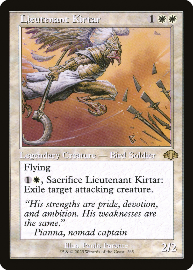 Lieutenant Kirtar (Retro) [Dominaria Remastered] | Gear Gaming Bentonville