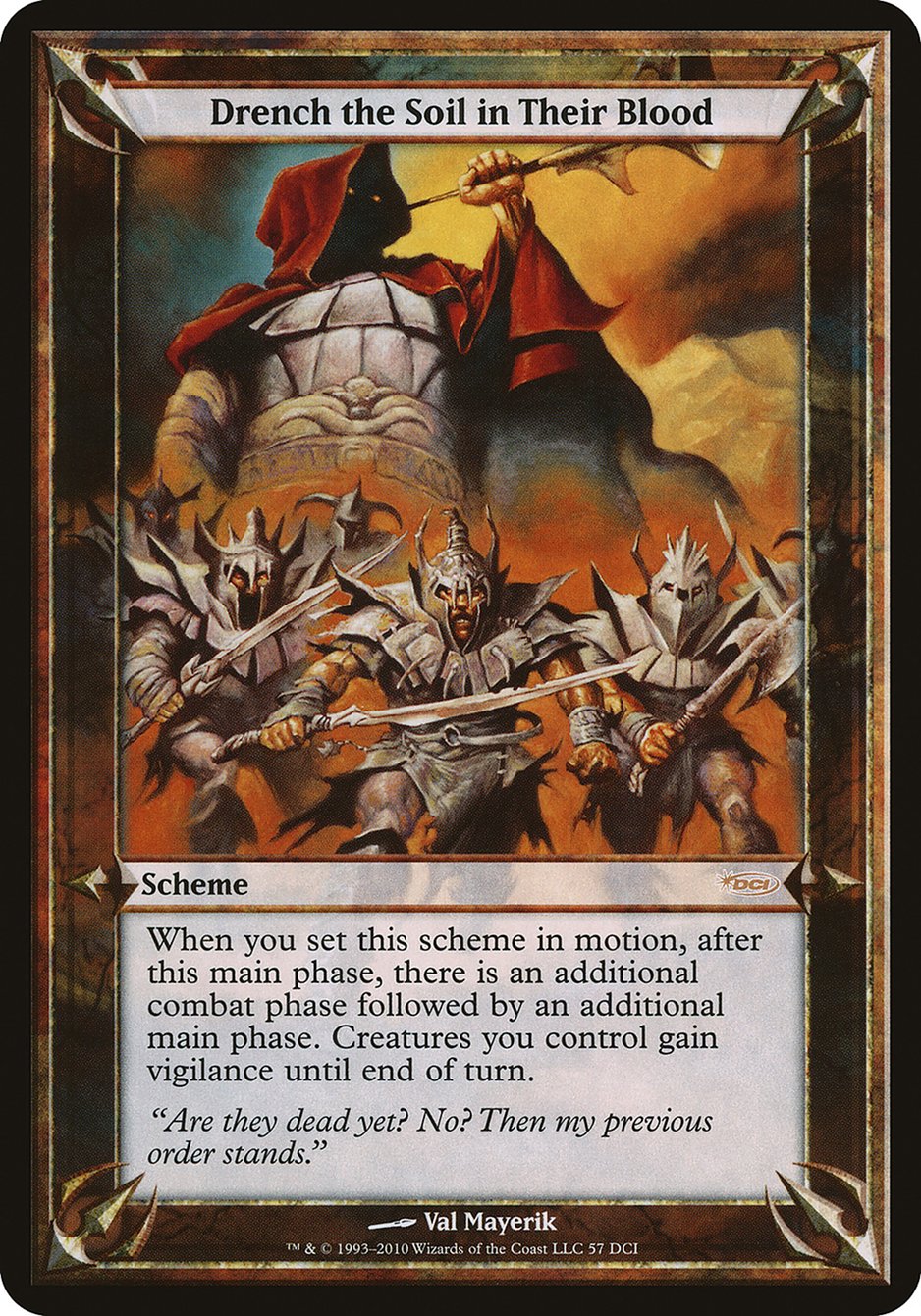 Drench the Soil in Their Blood (Schemes) [Promotional Schemes] | Gear Gaming Bentonville