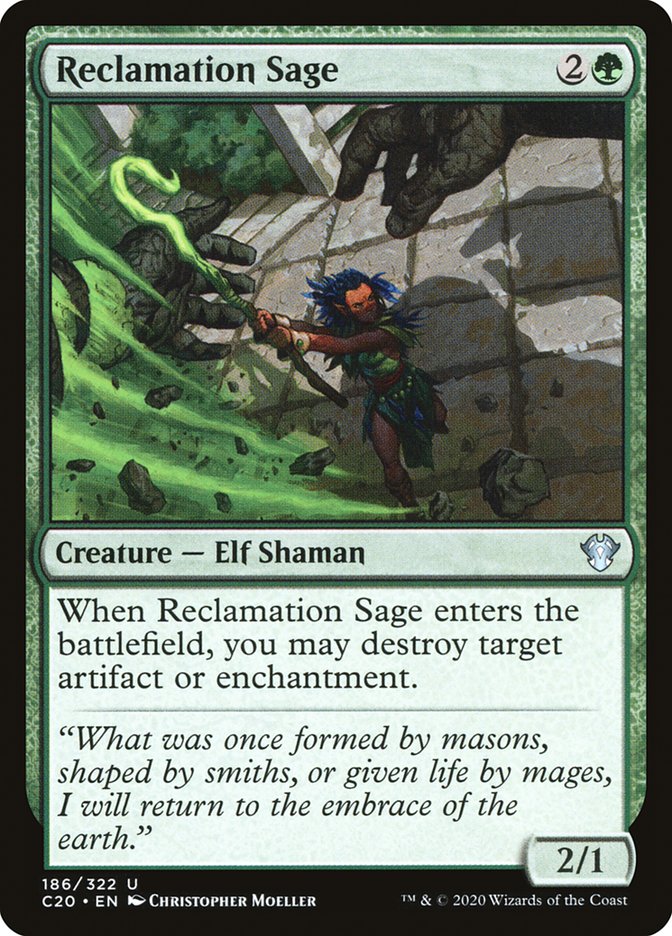 Reclamation Sage [Commander 2020] | Gear Gaming Bentonville