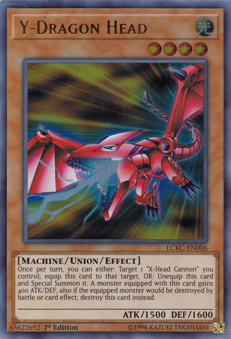 Y-Dragon Head [LCKC-EN006] Ultra Rare | Gear Gaming Bentonville