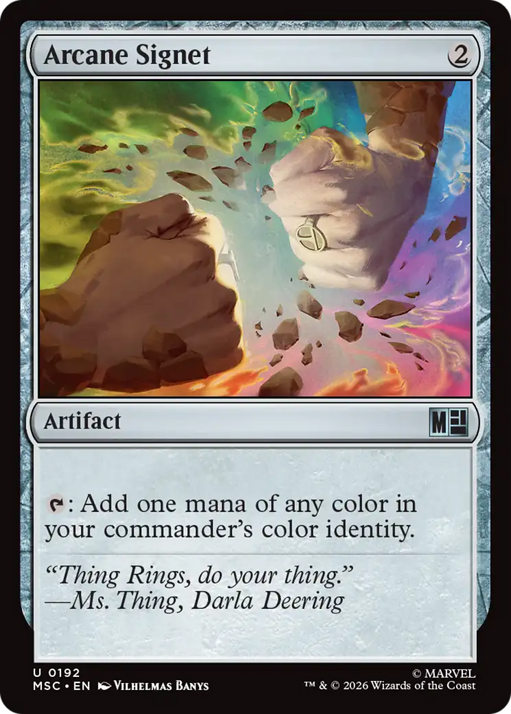 Arcane Signet (0192) [Marvel Super Heroes Commander] | Gear Gaming Bentonville
