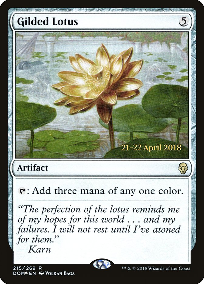 Gilded Lotus [Dominaria Prerelease Promos] | Gear Gaming Bentonville
