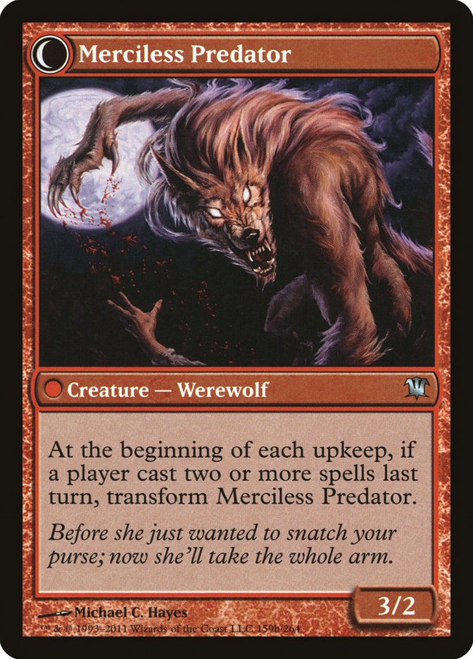 Reckless Waif // Merciless Predator [Innistrad] | Gear Gaming Bentonville