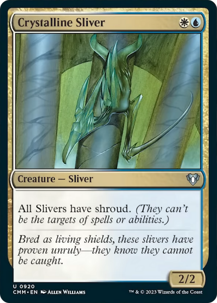 Crystalline Sliver [Commander Masters] | Gear Gaming Bentonville