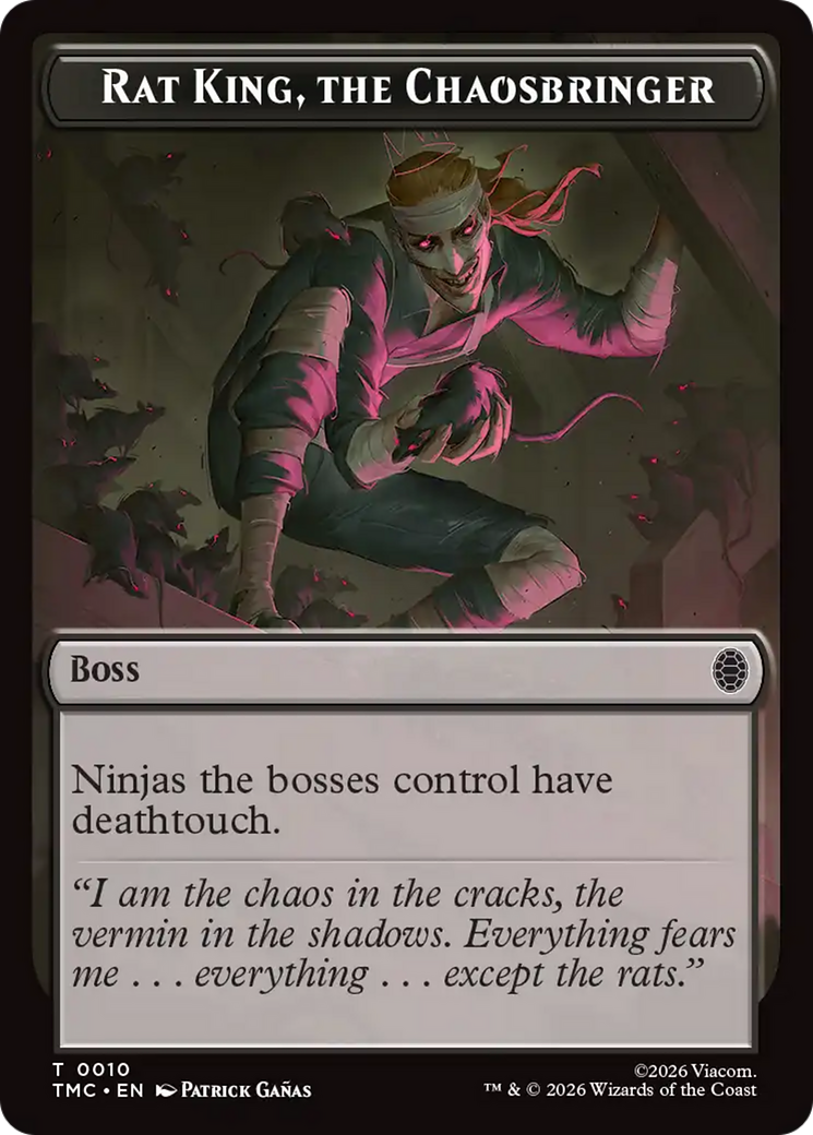 Rat King, The Chaosbringer [Teenage Mutant Ninja Turtles Commander Tokens] | Gear Gaming Bentonville