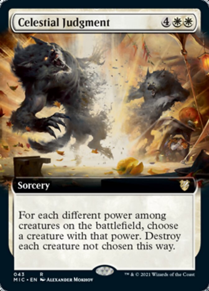 Celestial Judgment (Extended Art) [Innistrad: Midnight Hunt Commander] | Gear Gaming Bentonville