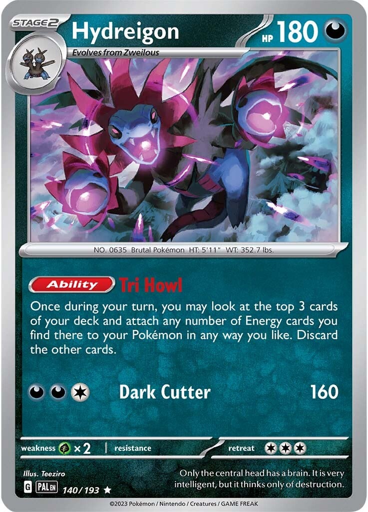 Hydreigon (140/193) [Scarlet & Violet: Paldea Evolved] | Gear Gaming Bentonville