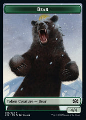 Bear // Knight Double-Sided Token [Double Masters 2022 Tokens] | Gear Gaming Bentonville