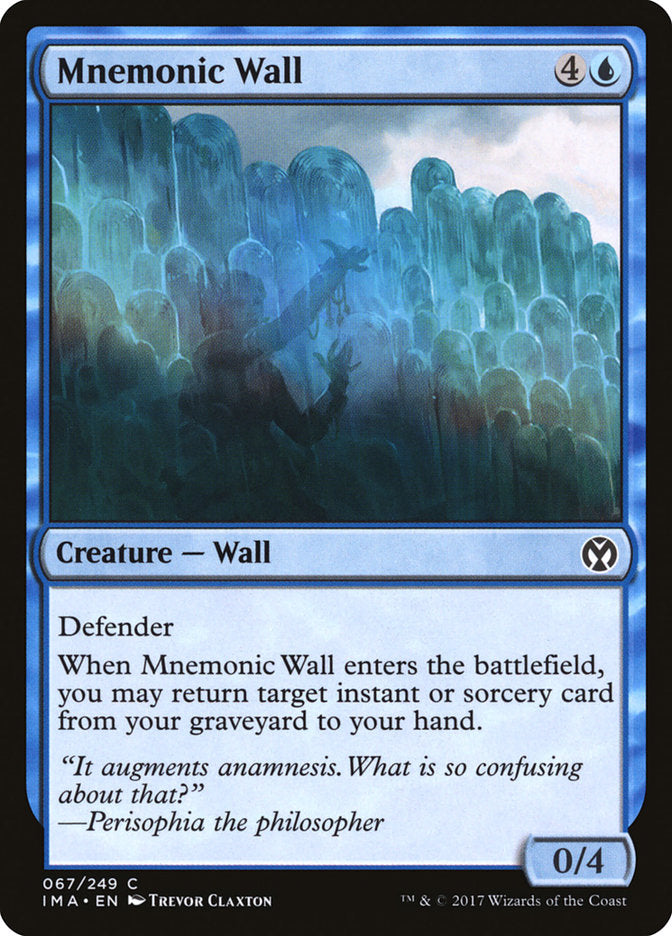 Mnemonic Wall [Iconic Masters] | Gear Gaming Bentonville