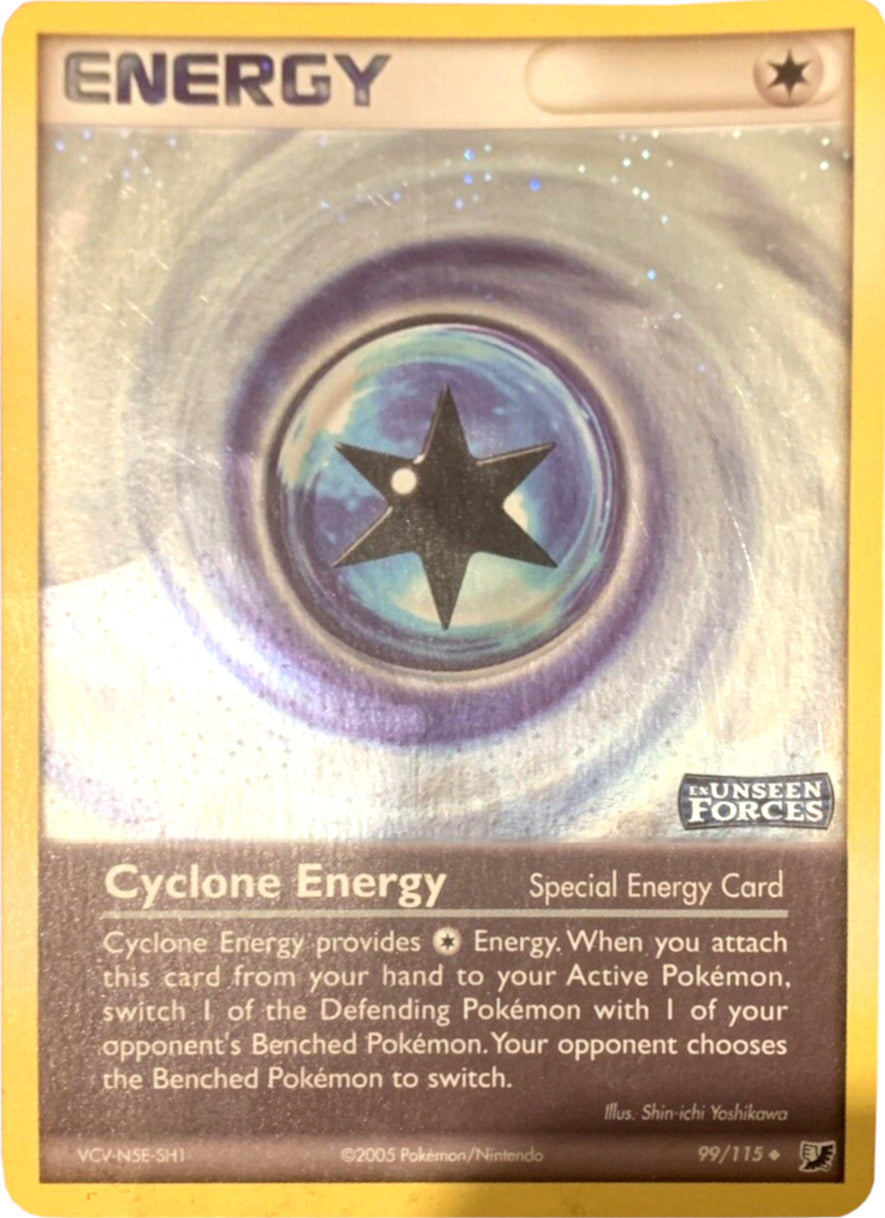 Cyclone Energy (99/115) (Stamped) [EX: Unseen Forces] | Gear Gaming Bentonville