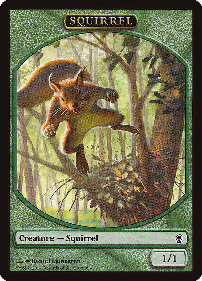 Squirrel Token [Conspiracy Tokens] | Gear Gaming Bentonville