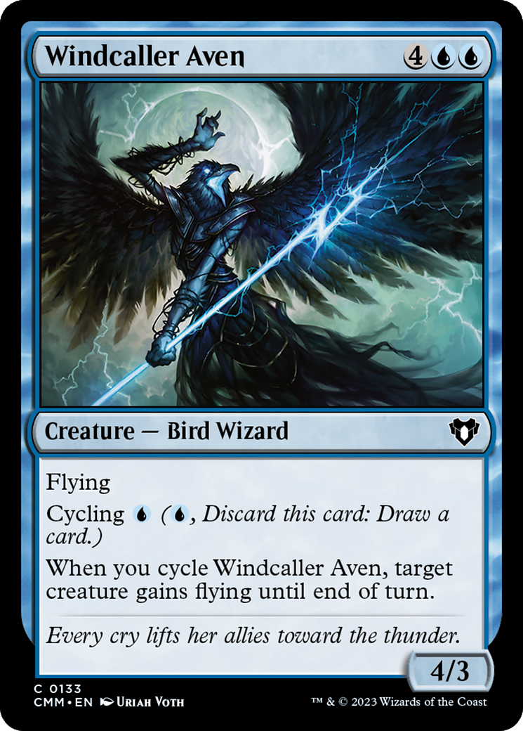 Windcaller Aven [Commander Masters] | Gear Gaming Bentonville