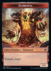 Saproling // Elemental Double-Sided Token [Dominaria United Tokens] | Gear Gaming Bentonville