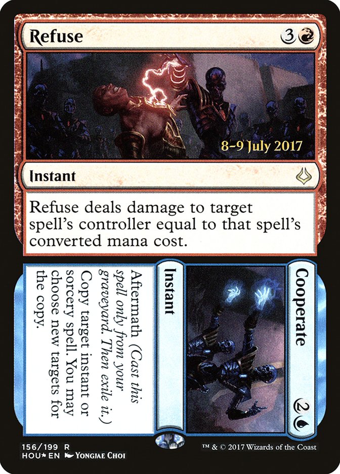 Refuse // Cooperate [Hour of Devastation Prerelease Promos] | Gear Gaming Bentonville