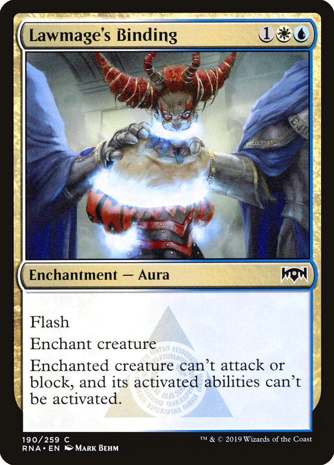 Lawmage's Binding [Ravnica Allegiance] | Gear Gaming Bentonville
