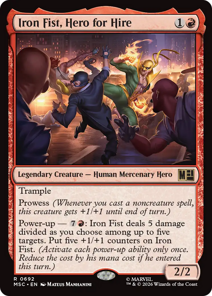 Iron Fist, Hero for Hire [Marvel Super Heroes Commander] | Gear Gaming Bentonville