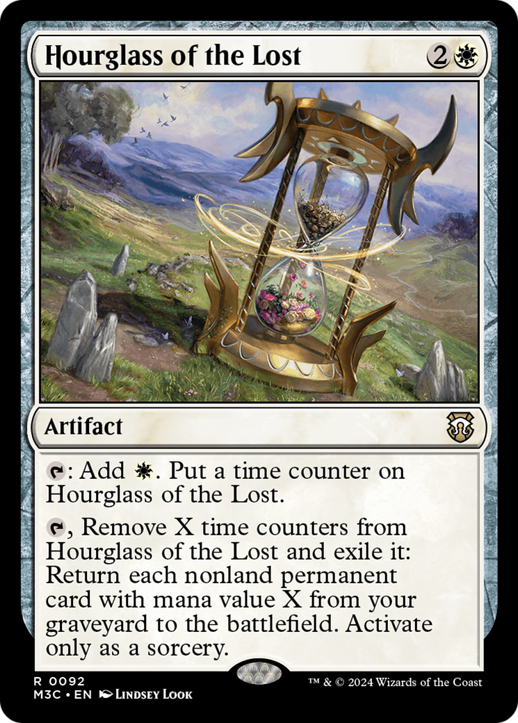 Hourglass of the Lost (Ripple Foil) [Modern Horizons 3 Commander] | Gear Gaming Bentonville