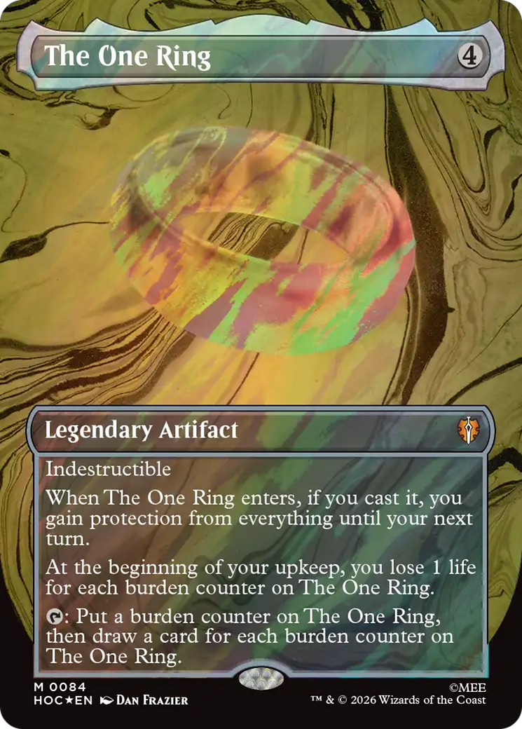 The One Ring (Borderless) (Surge Foil) [The Hobbit] | Gear Gaming Bentonville