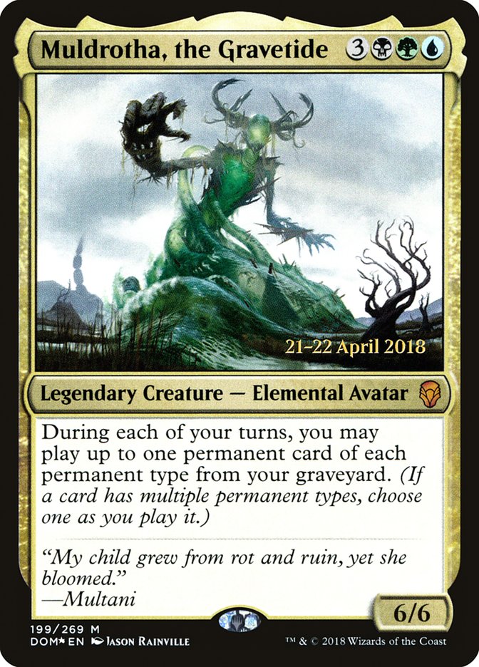 Muldrotha, the Gravetide [Dominaria Prerelease Promos] | Gear Gaming Bentonville