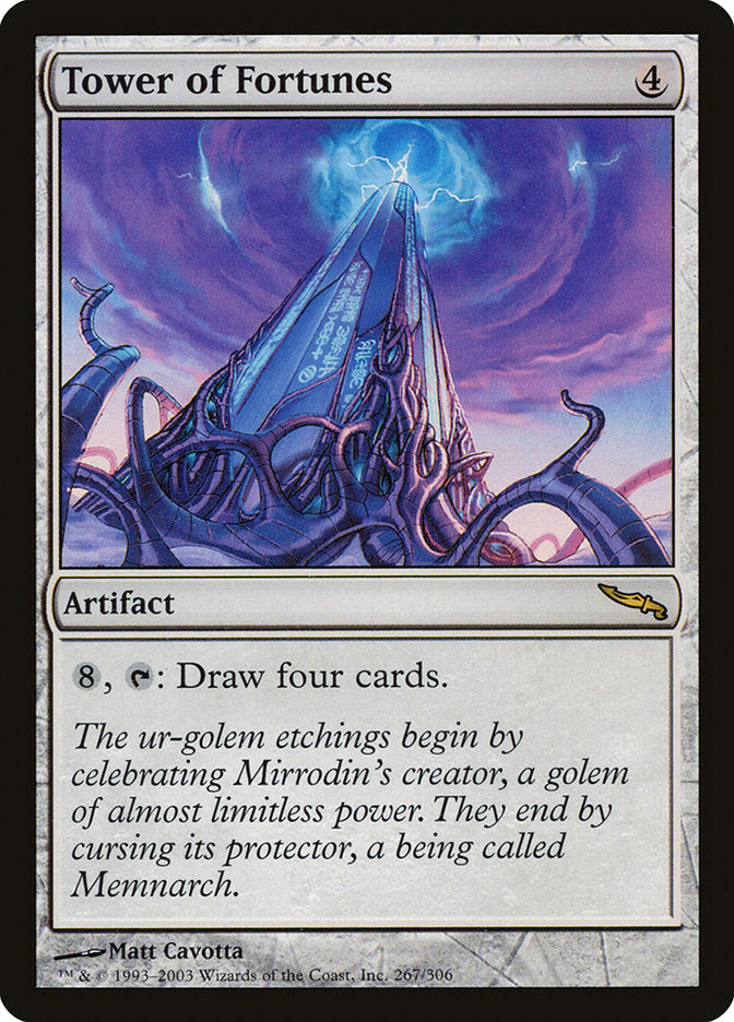 Tower of Fortunes [Mirrodin] | Gear Gaming Bentonville