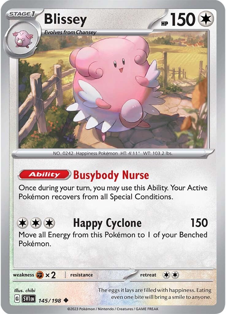 Blissey (145/198) [Scarlet & Violet: Base Set] | Gear Gaming Bentonville