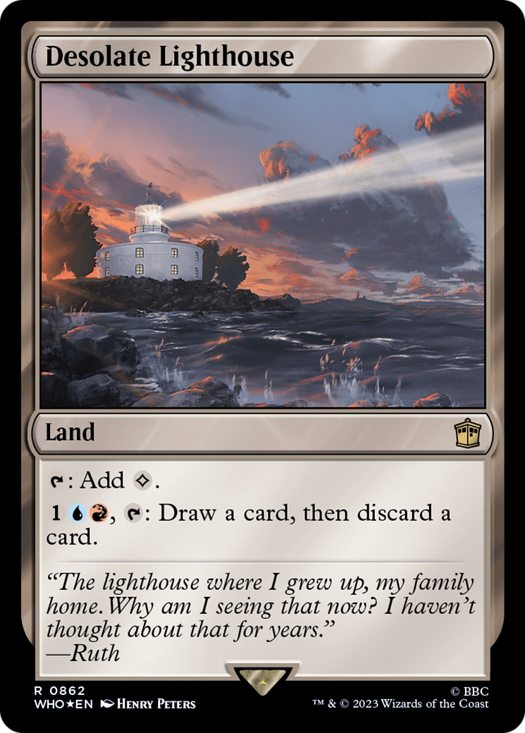 Desolate Lighthouse (Surge Foil) [Doctor Who] | Gear Gaming Bentonville