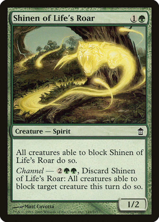 Shinen of Life's Roar [Saviors of Kamigawa] | Gear Gaming Bentonville