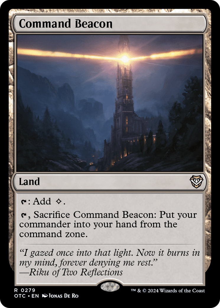 Command Beacon [Outlaws of Thunder Junction Commander] | Gear Gaming Bentonville